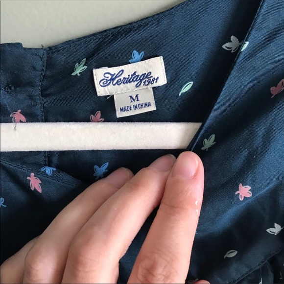 Heritage 1981 silk leaf dress - Picture 2 of 7